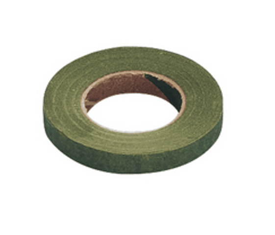 Flora - Kreppwickelband, 13 mm, Rolle 27,5 m, grün