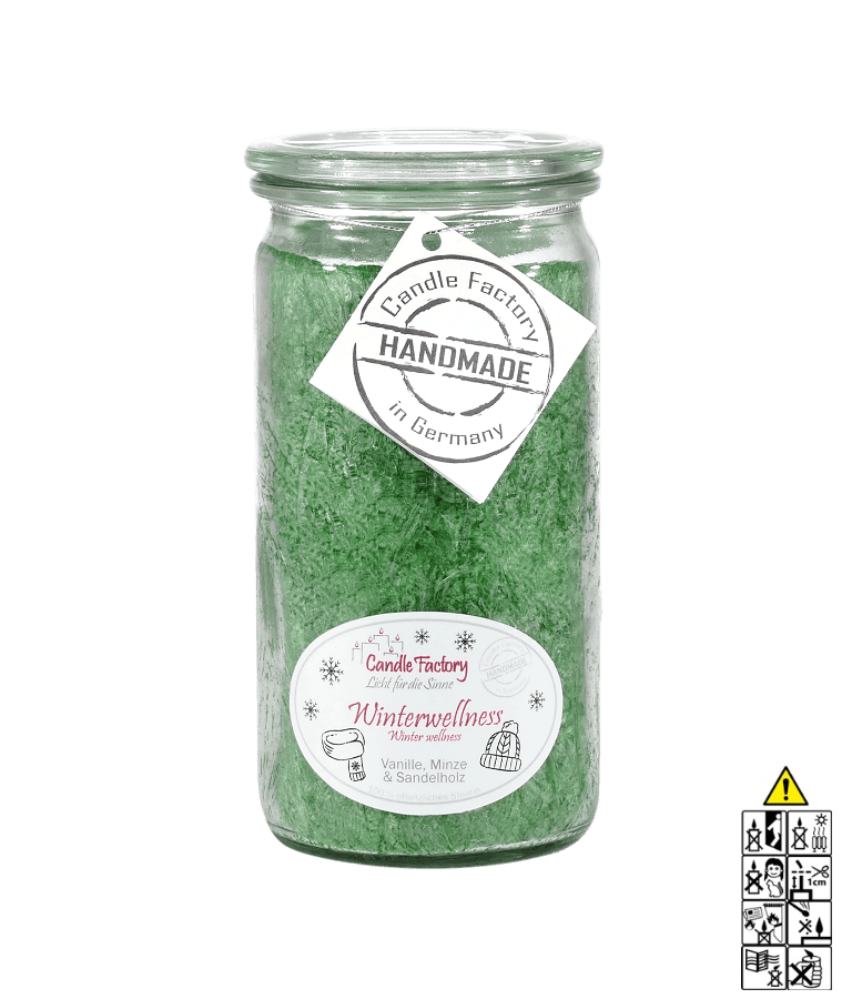 Winterwellness Mini Jumbo hochwertige Duftkerze im Glas