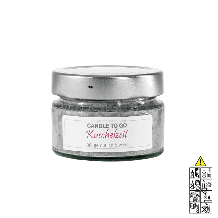Kuschelzeit  - Candle to Go Reisekerze. Duftkerze im Glas von Candle Factory