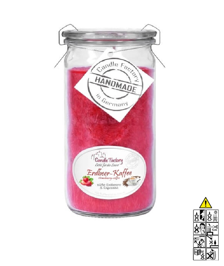 Erdbeere Kaffee Mini Jumbo hochwertige Duftkerze im Glas Hochwertige Duftkerze von Candle Factory Erdbeere Kaffee Mini Jumbo im Glas g?nstig in Kerzen Online Shop kaufen. Duftkerzen im Glas. Geschenkidee Erdbeere Kaffee Mini Jumbo im Glas