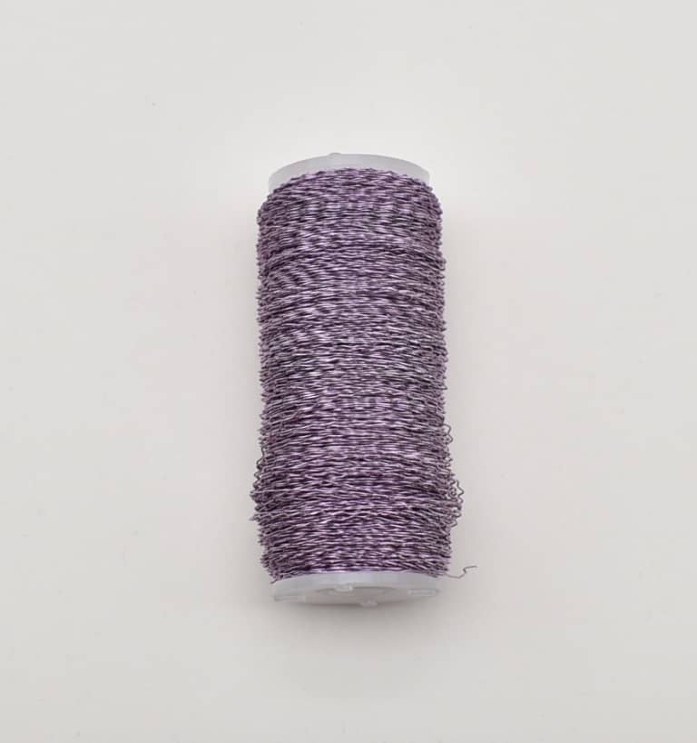 Bouillon Effektdraht 0,3 mm 100g (ca. 140m) Farbe: Lavendel