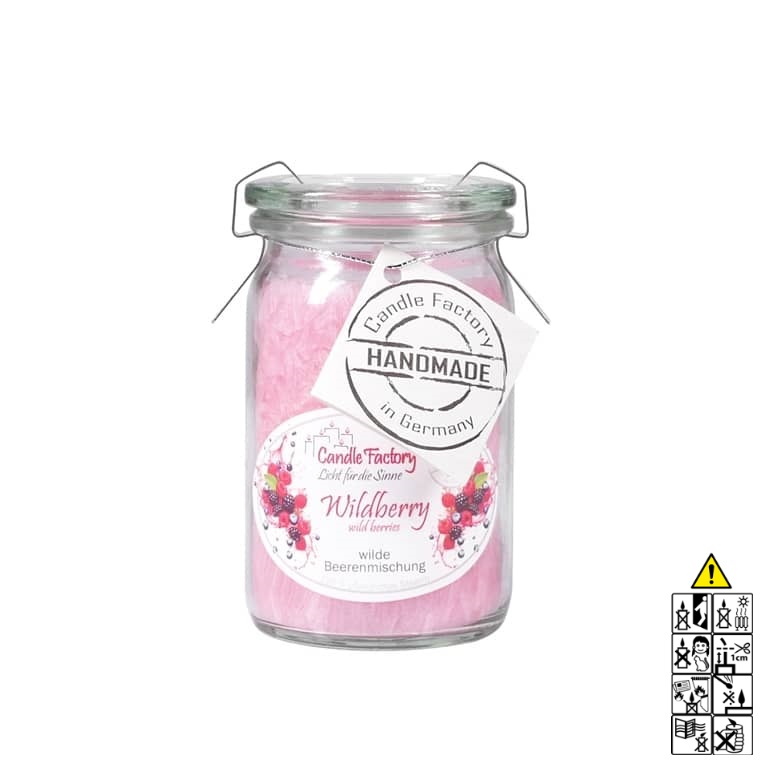 Wildberry - Baby Jumbo Duftkerze im Glas von Candle Factory
