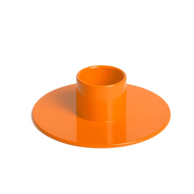 Kerzenhalter Orange 70 mm, ø Innen = 22 mm