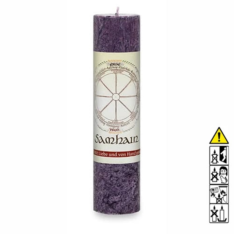 Allgäuer Heilkräuterkerze Samhain Allgäuer Heilkräuterkerze zum Thema Samhain in unserem Kerzen Online Shop kaufen. Als Geschenk für Sie oder Ihn. 100% Vegane Kerze. Hergestellt aus Olivenöl.