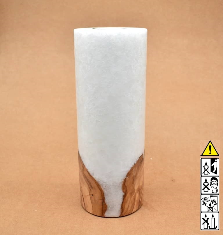 Hochzeitskerze, Kerze mit Holzeinsatz, Teelicht rund, Stearin, mit Individuelle, perönliche Hochzeitskerze  im Kerzen online Shop für Hochzeiten bestellen, günstig kaufen.
