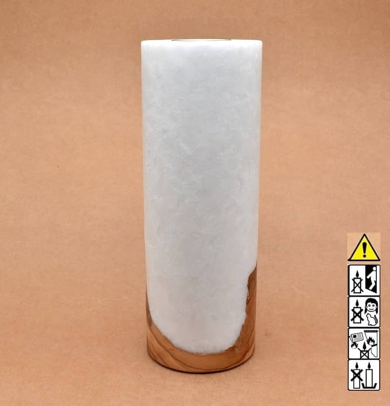 Hochzeitskerze, Kerze mit Holzeinsatz, Teelicht rund, Stearin, mit Individuelle, perönliche Hochzeitskerze  im Kerzen online Shop für Hochzeiten bestellen, günstig kaufen.