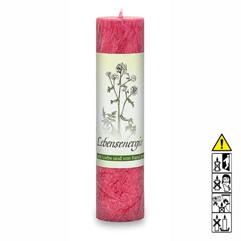 Allgäuer Heilkräuterkerze Lebensenergie Allgäuer Heilkräuterkerze zum Thema Lebensenergie in unserem Kerzen Online Shop kaufen. Als Geschenk für Sie oder Ihn. 100% Vegane Kerze. Hergestellt aus Olivenöl.