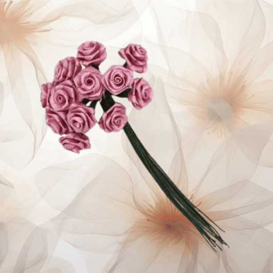 Dior-Rose Ø 14 mm in altrosa für Hochzeitsanstecker - Büscherl Dior-Rose Ø 14 mm in altrosa für Hochzeitsanstecker - Büscherl