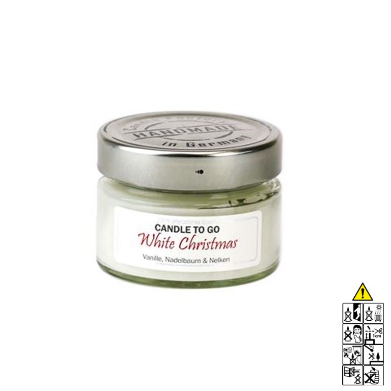 Hochwertige Duftkerze von Candle Factory Candle to Go White Christmas g?nstig in Kerzen Online Shop kaufen. Duftkerzen im Glas. Geschenkidee Candle to Go White Christmas 