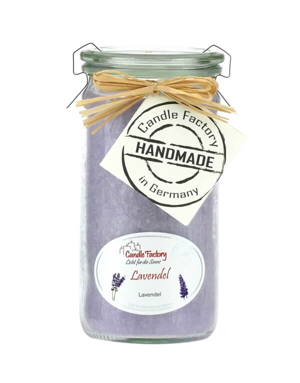 Hochwertige Duftkerze von Candle Factory Lavendel Mini Jumbo im Glas g?nstig in Kerzen Online Shop kaufen. Duftkerzen im Glas. Geschenkidee Lavendel Mini Jumbo im Glas 