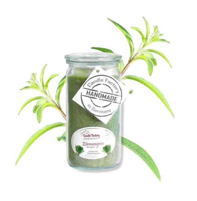 Hochwertige Duftkerze von Candle Factory Zitronengras Mini Jumbo im Glas g?nstig in Kerzen Online Shop kaufen. Duftkerzen im Glas. Geschenkidee Zitronengras Mini Jumbo im Glas
