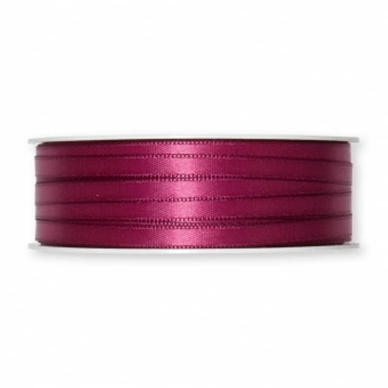6mm Doppelsatin-Band. Farbe: pink