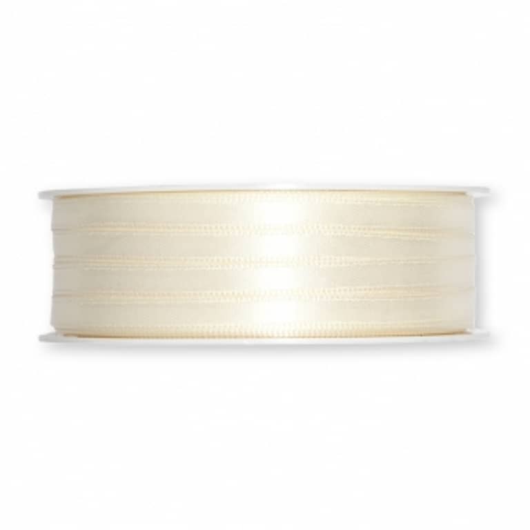 6mm Doppelsatin-Band. Farbe: creme 6mm Doppelsatin-Band. Farbe: creme