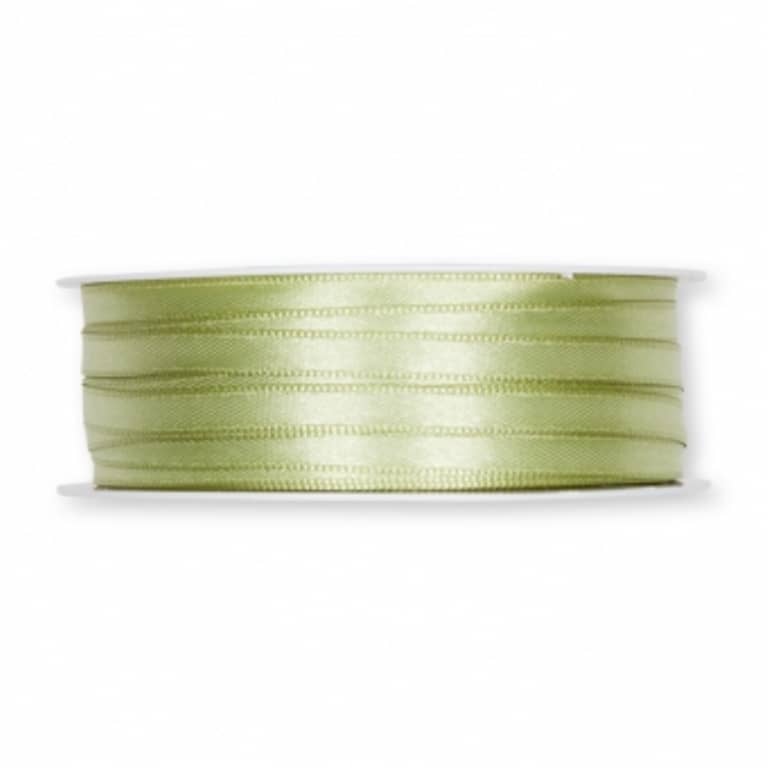 6mm Doppelsatin-Band. Farbe: pastell-grün