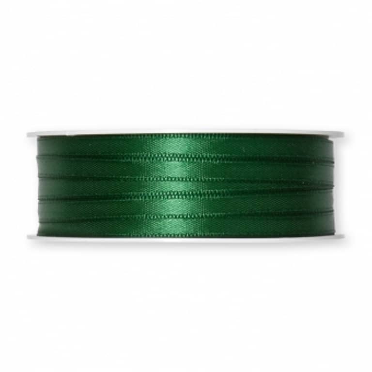6mm Doppelsatin-Band. Farbe: grasgrün