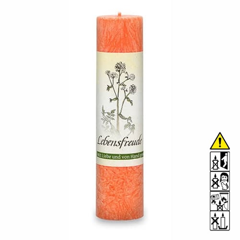 Allgäuer Heilkräuterkerze Lebensfreude Allgäuer Heilkräuterkerze zum Thema Lebensfreude in unserem Kerzen Online Shop kaufen. Als Geschenk für Sie oder Ihn. 100% Vegane Kerze. Hergestellt aus Olivenöl.