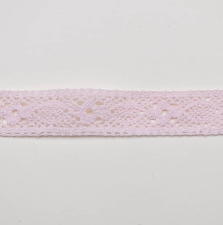 20mm Häkelspitze aus Baumwolle. Farbe: rosa 20mm Häkelspitze aus Baumwolle. Farbe: rosa