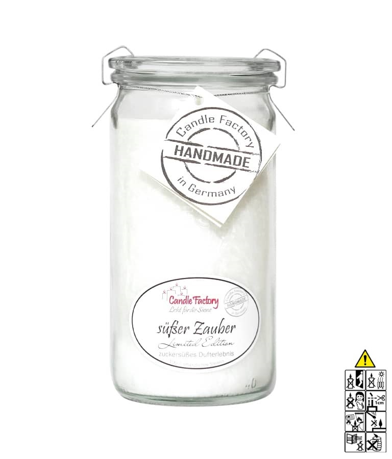 süßer Zauber - Mini Jumbo Duftkerze im Glas von Candle Factory