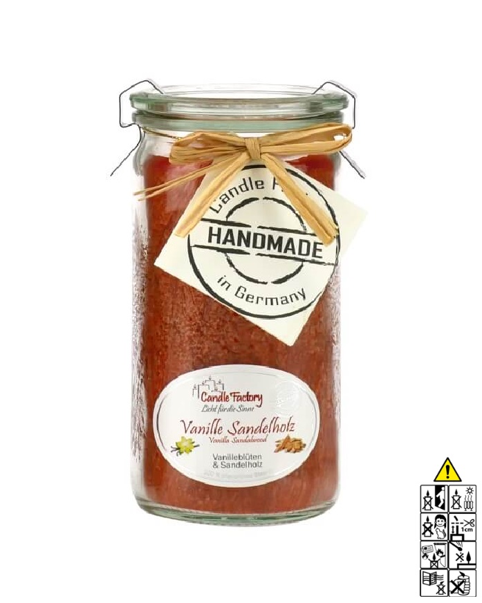 Hochwertige Duftkerze von Candle Factory Vanille Sandelholz Mini Jumbo im Glas g?nstig in Kerzen Online Shop kaufen. Duftkerzen im Glas. Geschenkidee Vanille Sandelholz Mini Jumbo im Glas