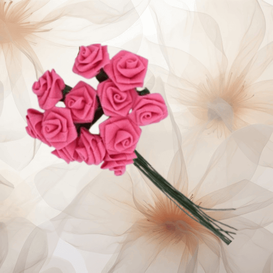 Dior-Rose ? 14 mm in rosa für Hochzeitsanstecker - Büscherl