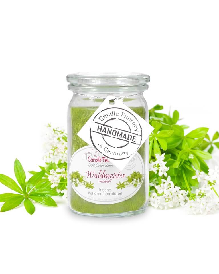Waldmeister - Baby Jumbo Duftkerze im Glas von Candle Factory