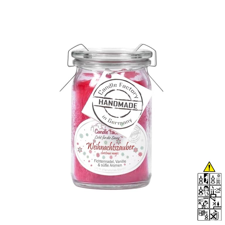 Hochwertige Duftkerze von Candle Factory Baby Jumbo Weihnachtszauber günstig in Kerzen Online Shop kaufen. Duftkerzen im Glas. Geschenkidee Baby Jumbo Weihnachtszauber