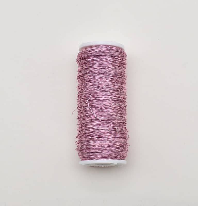 Bouillon Effektdraht 0,3 mm 100g (ca. 140m) Farbe: Rosa