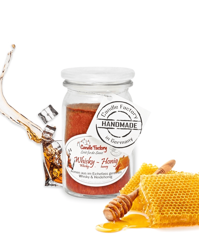 Whiskey-Honig - Baby Jumbo Duftkerze im Glas von Candle Factory