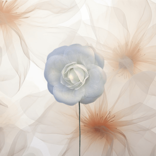 Seiden - Rose Ø 60 mm in champagner für Hochzeitsanstecker - Büscherl Seiden - Rose Ø 60 mm in champagner für Hochzeitsanstecker - Büscherl