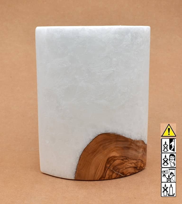 Kerze mit Holzelement, Individuelle, persönliche Hochzeitskerze  Holzkerze, Rund Stearinoptik, Hochzeitskerze mit Teelicht im Kerzen online Shop für Hochzeiten bestellen, günstig kaufen.