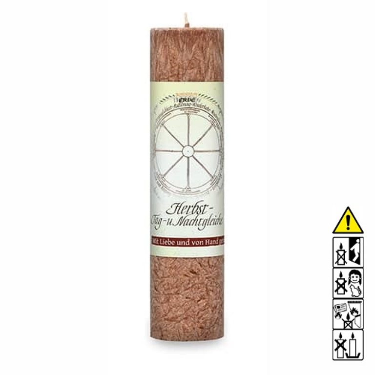Allgäuer Heilkräuterkerze Herbst Tag/Nacht Gleiche Allgäuer Heilkräuterkerze zum Thema Herbst Tag/Nacht Gleiche in unserem Kerzen Online Shop kaufen
