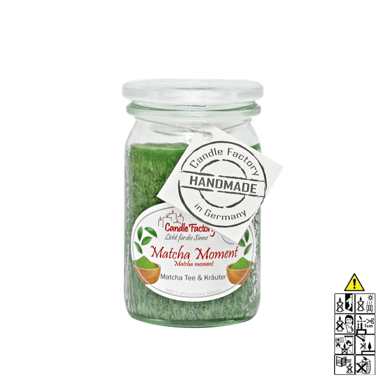 Matcha Moment - Baby Jumbo Duftkerze im Glas von Candle Factory