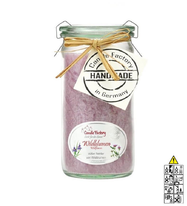 Hochwertige Duftkerze von Candle Factory Wildblumen Mini Jumbo im Glas g?nstig in Kerzen Online Shop kaufen. Duftkerzen im Glas. Geschenkidee Wildblumen Mini Jumbo im Glas