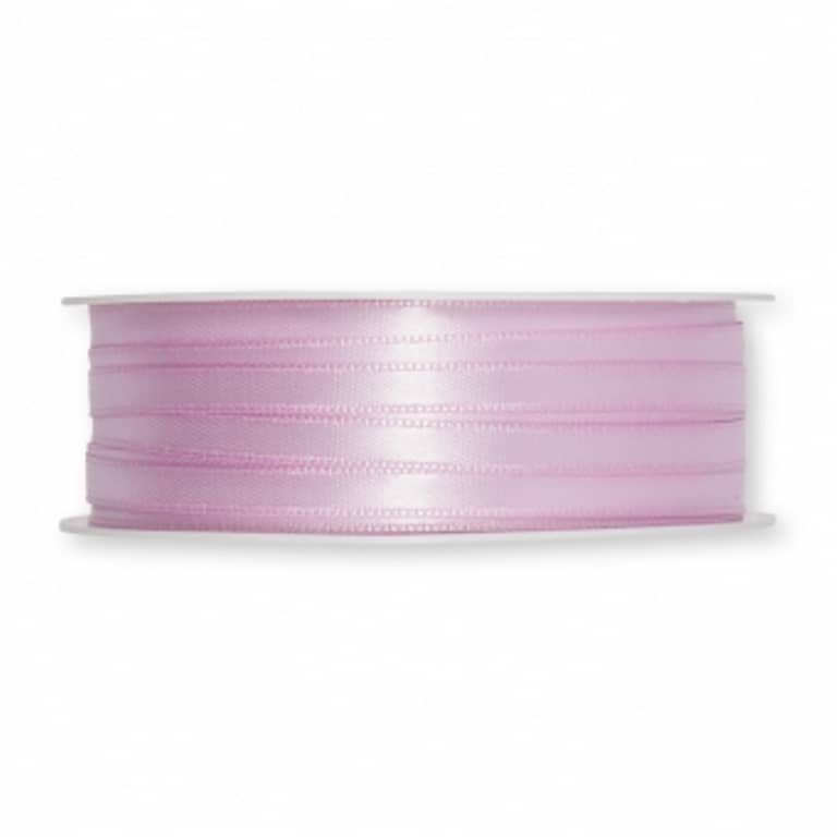 6mm Doppelsatin-Band. Farbe: pastell-rosa