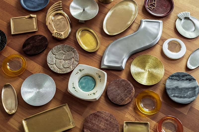 Hochwertige Kerzenständer in gold und silber Optik