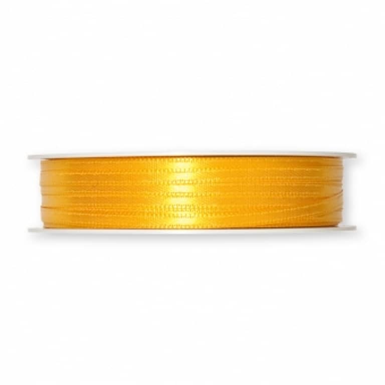 3mm Doppelsatin-Band. Farbe: gelb 3mm Doppelsatin-Band. Farbe: gelb