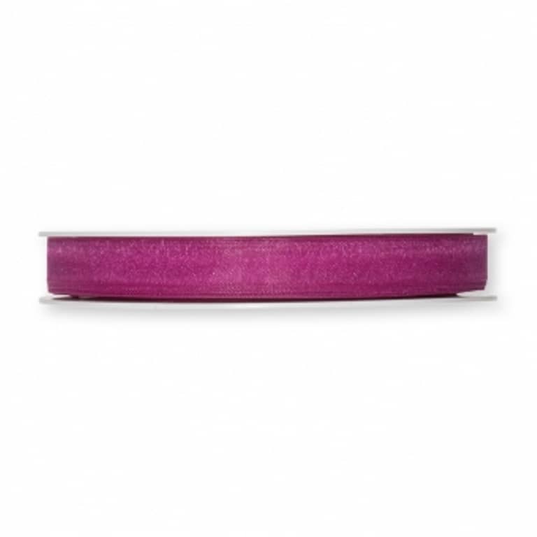 10mm Organzaband / Chiffonband. Farbe: pink 10mm Organzaband / Chiffonband. Farbe: pink