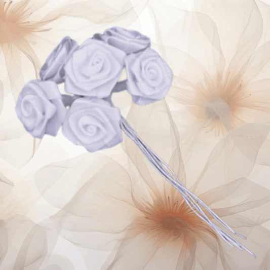Dior-Rose Ø 20 mm in weiss für Hochzeitsanstecker - Büscherl