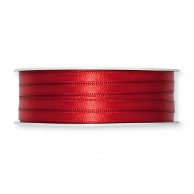 6mm Doppelsatin-Band. Farbe: rot 6mm Doppelsatin-Band. Farbe: rot