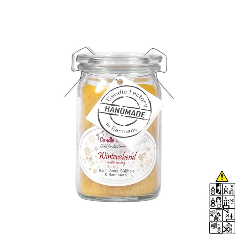 Hochwertige Duftkerze von Candle Factory Baby Jumbo Winterabend günstig in Kerzen Online Shop kaufen. Duftkerzen im Glas. Geschenkidee Baby Jumbo Winterabend