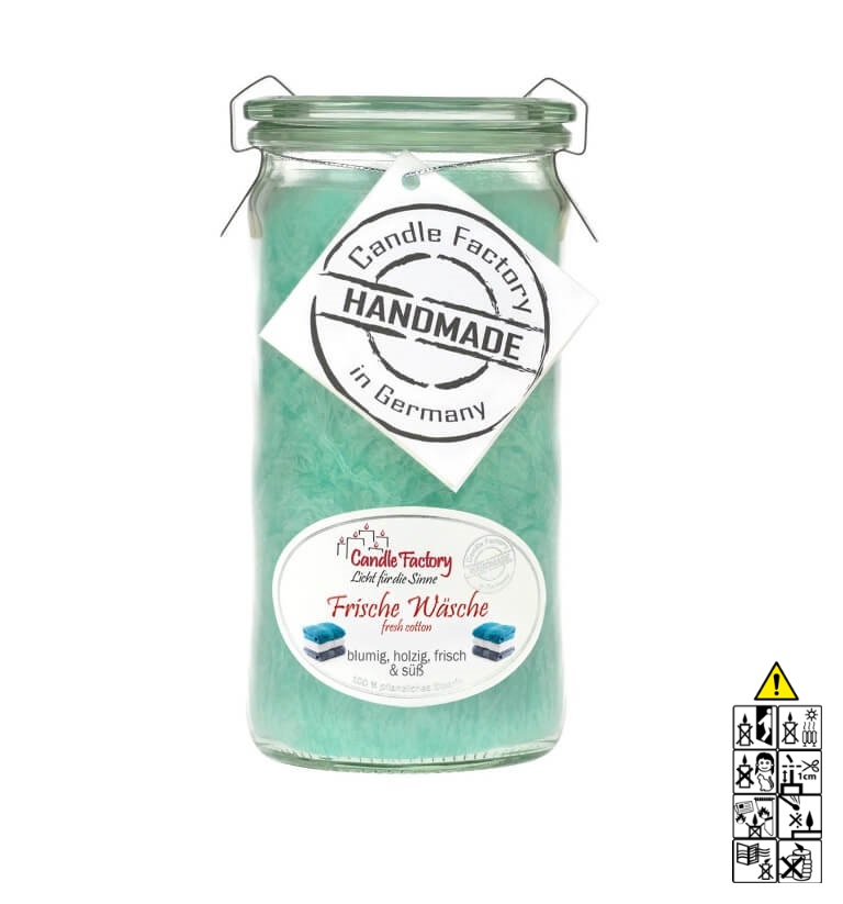 Frische W?sche Mini Jumbo hochwertige Duftkerze im Glas Hochwertige Duftkerze von Candle Factory Frische W?sche Mini Jumbo im Glas g?nstig in Kerzen Online Shop kaufen. Duftkerzen im Glas. Geschenkidee Frische W?sche Mini Jumbo im Glas