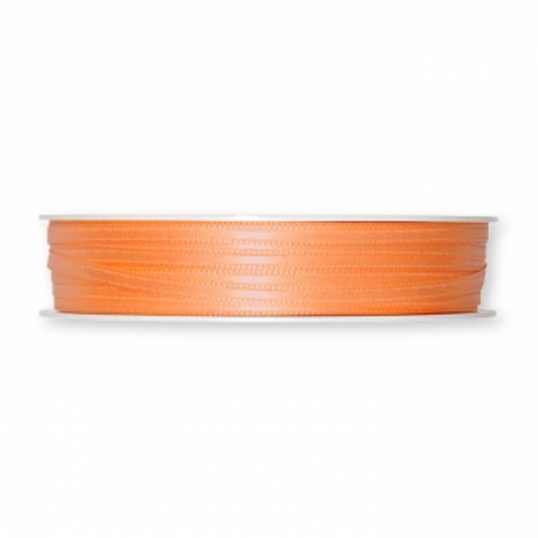 3mm Doppelsatin-Band. Farbe: apricot 3mm Doppelsatin-Band. Farbe: apricot