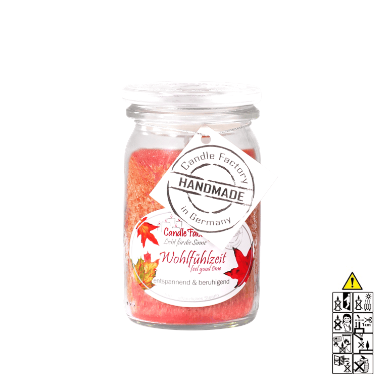 Wohlfühlzeit - Baby Jumbo Duftkerze im Glas von Candle Factory