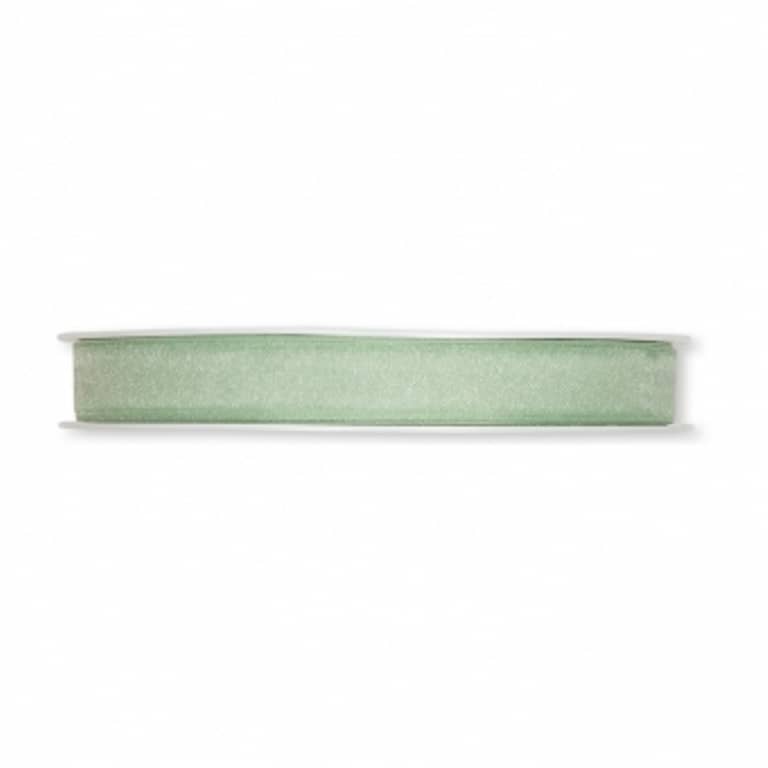 10mm Organzaband / Chiffonband. Farbe: mint 10mm Organzaband / Chiffonband. Farbe: mint