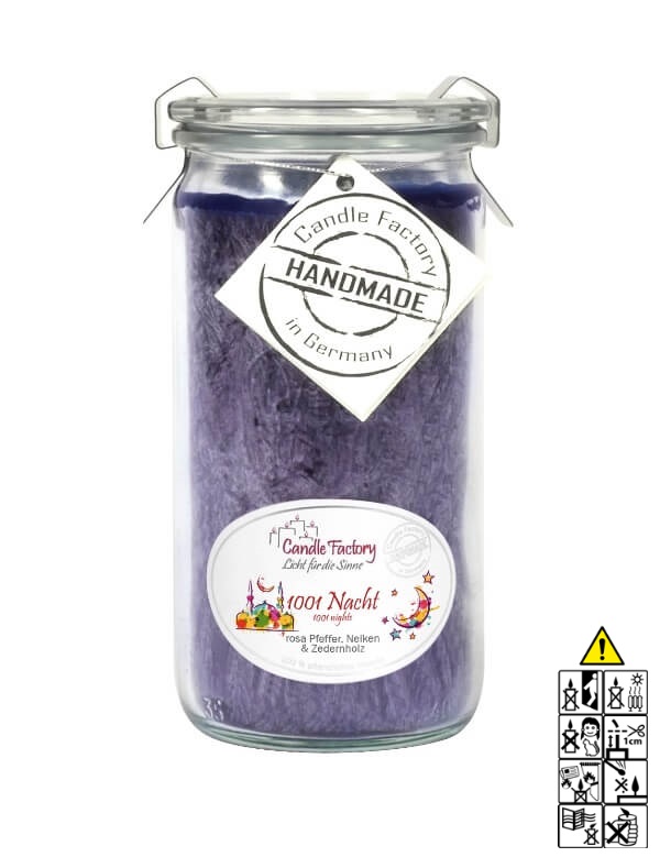 Hochwertige Duftkerze von Candle Factory 1001 Nacht Mini Jumbo im Glas g?nstig in Kerzen Online Shop kaufen. Duftkerzen im Glas. Geschenkidee 1001 Nacht Mini Jumbo im Glas