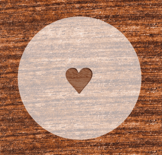 "Okoume" Holzherz 4 mm dunkel 15 x 15 mm für Hochzeitsanstecker - Büscherl. "Okoume" Holzherz 4 mm dunkel 15 x 15 mm für Hochzeitsanstecker - Büscherl.